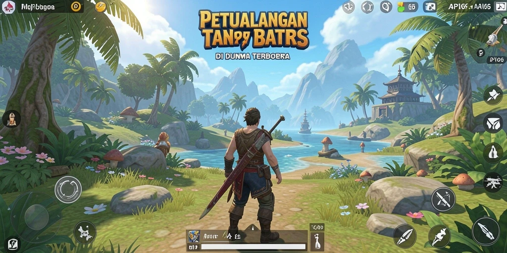 Tampilan permainan API66 yang menakjubkan di dunia terbuka.