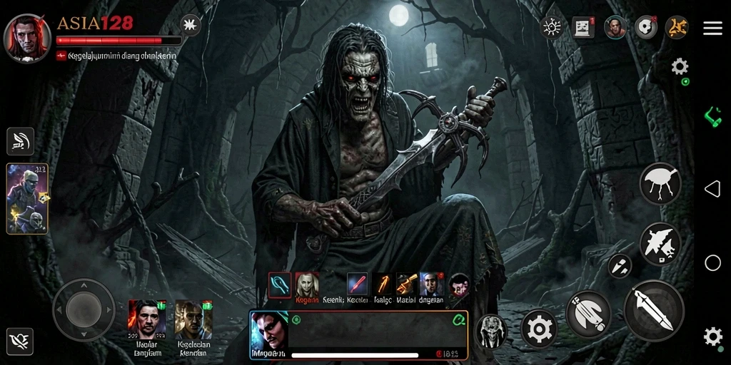 Menggambarkan kengerian dalam ASIA128 dengan gameplay yang menegangkan.