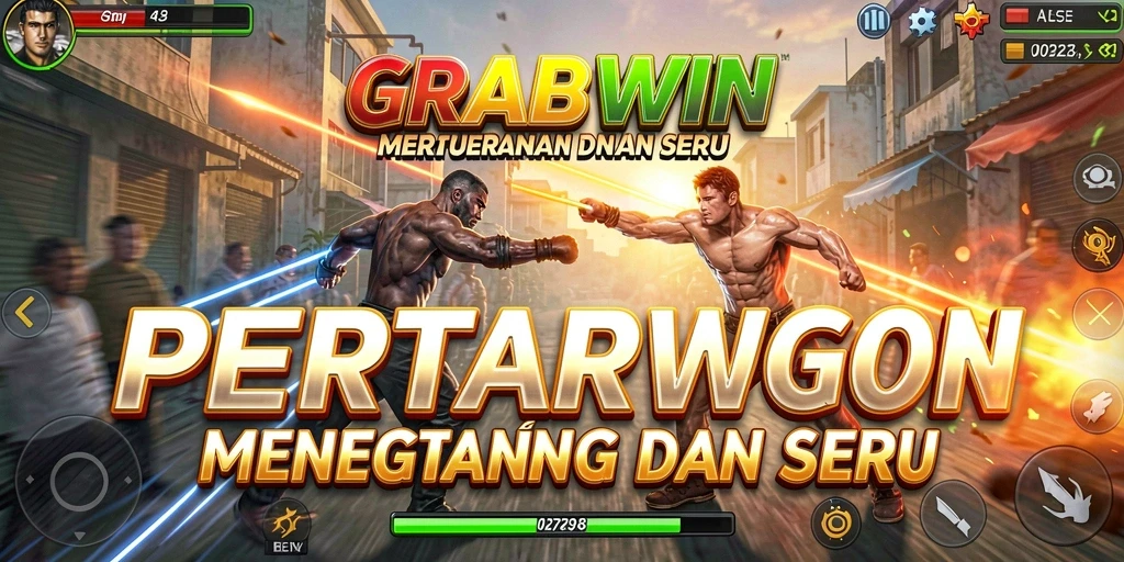 Tampilan gameplay menegangkan dengan karakter Fighting yang kuat.