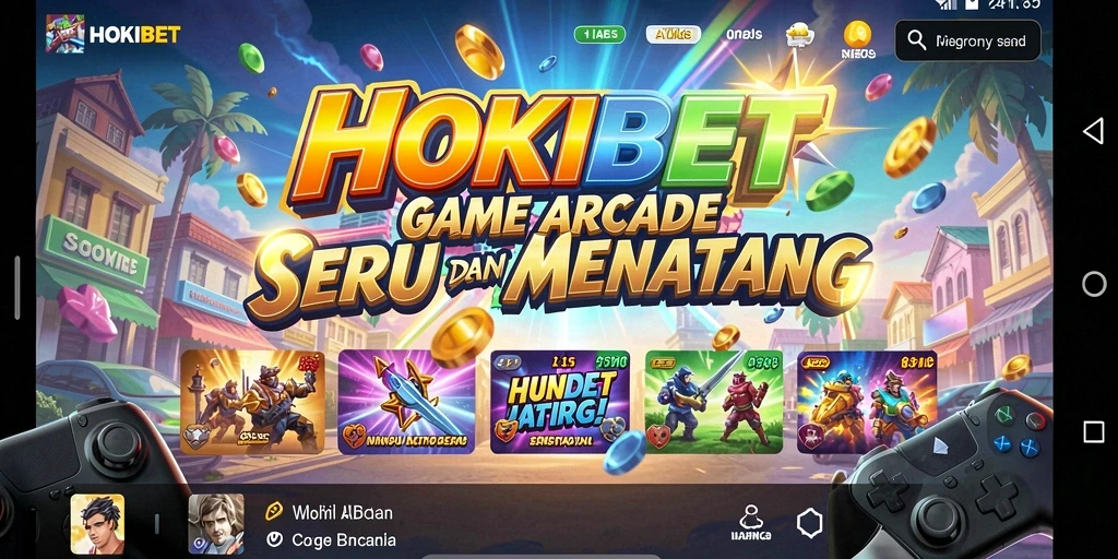 Gameplay seru HOKIBET yang menampilkan aksi Arcade yang mengasyikkan.