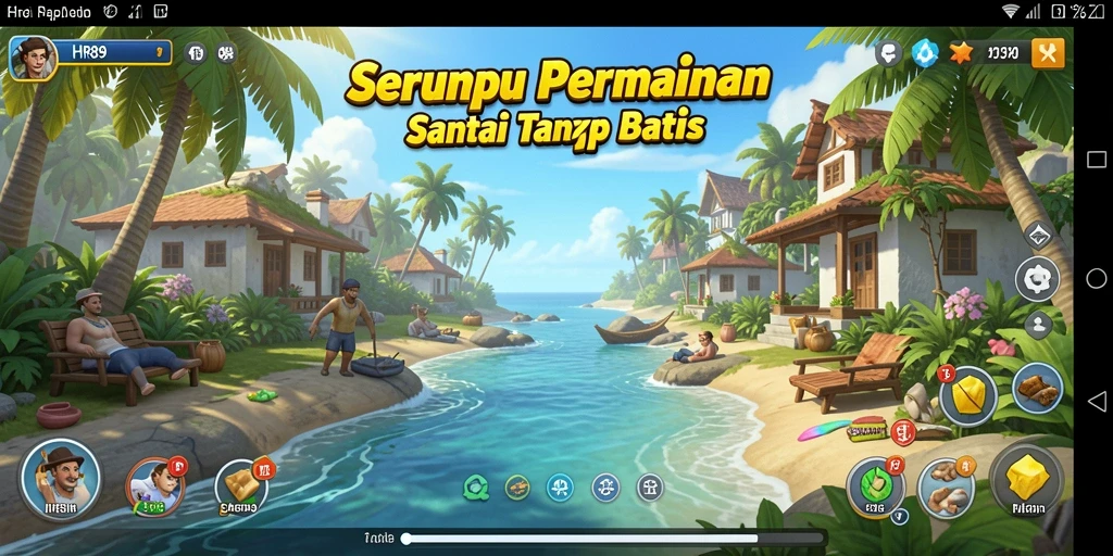 Tampilan menarik dari gameplay HR89 yang seru dan mengasyikkan.