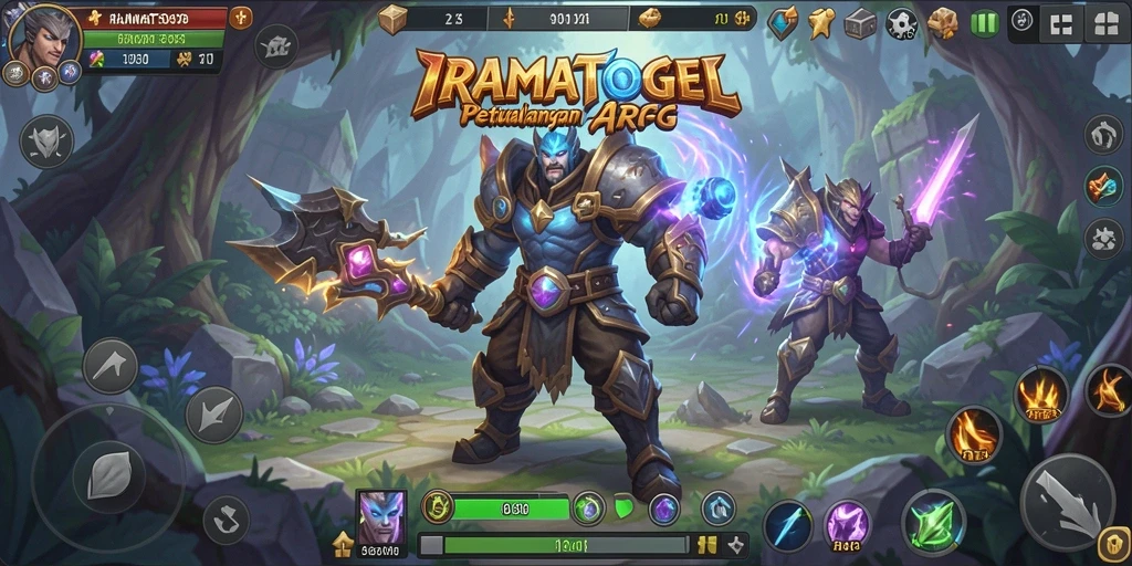 Tampilan gameplay menarik dalam petualangan ARPG seru.