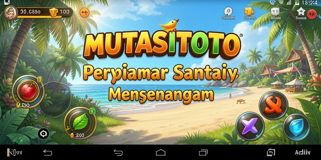 Screenshot utama menunjukkan gameplay menarik MUTASITOTO.