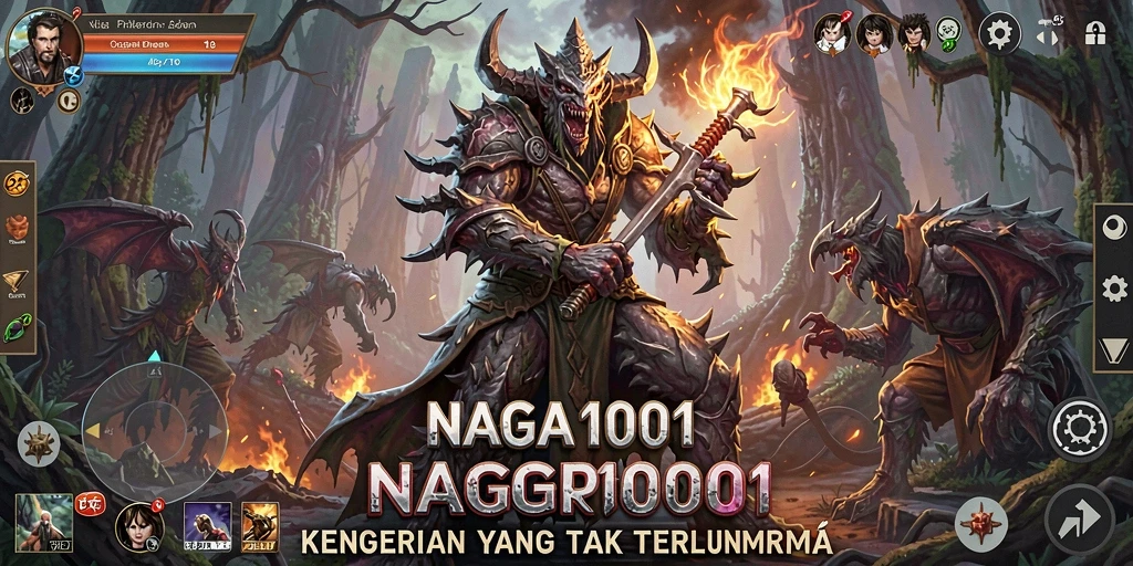 Tangkapan layar menunjukkan suasana mencekam dalam NAGA1001.
