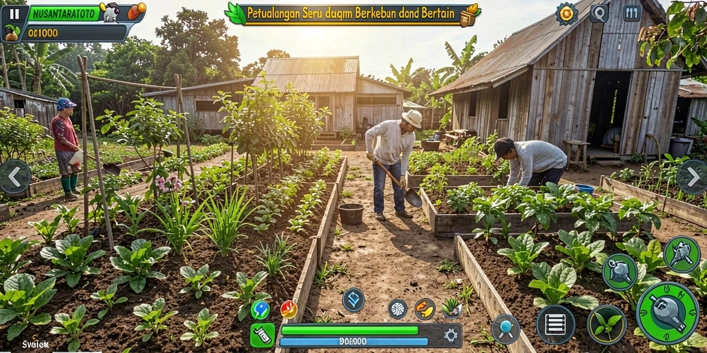 Tampilan gameplay NUSANTARATOTO yang menarik dan penuh warna.