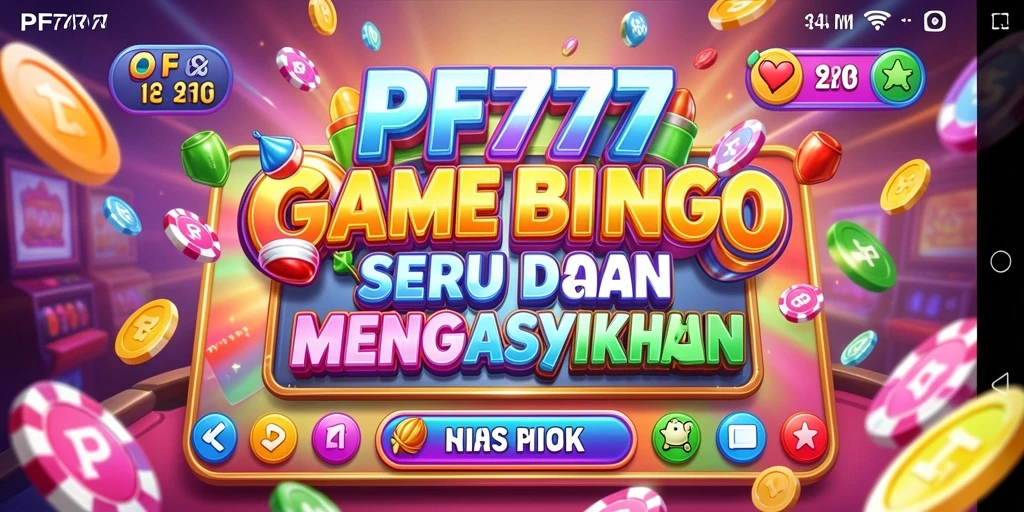 Tampilan menarik dari gameplay Bingo di PF777