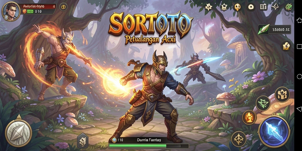 Tampilan gameplay menakjubkan dari SORTOTO dalam aksi ARPG.