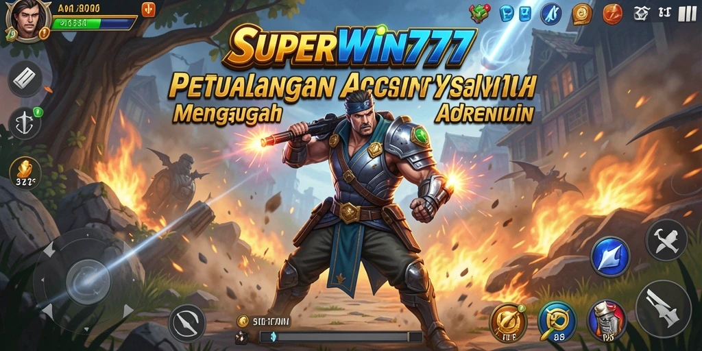 Tampilan gameplay SUPERWIN777 yang penuh aksi dan menegangkan.