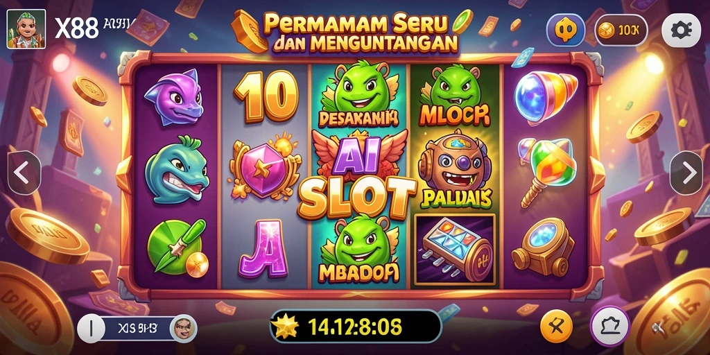 Screenshot gameplay yang menampilkan keseruan bermain Slot di X88.
